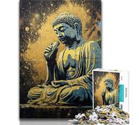 Puzzles pour Adultes et Adolescents 1000 pièces Statues de Bouddha, Jeux familiaux Amusants, idéal comme Cadeau pour Toute la Famille à partir de 14 Ans 38x26cm