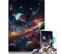 Puzzles pour Adultes et Adolescents 1000 pièces Univers coloré, Jeu Familial Anti-Stress, défi Difficile, renforce l'amour Entre Couples (75x50cm)