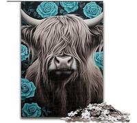 Puzzles pour Adultes et Adolescents 1000 pièces Yak, Chaque pièce est Unique - Jeu Familial Stimulant et Amusant pour Les 14 Ans (Taille 50x75cm)