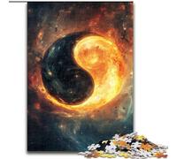 Puzzles pour Adultes et Adolescents 1000 pièces Yin Yang Tai Chi, Jouet éducatif et décompressant, idéal comme Cadeau pour Toute la Famille (Taille 50x75cm)