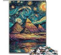 Puzzles pour Adultes et Adolescents 2000 pièces Ciel étoilé Pyramide pour Les 14 Ans et Plus Beau Jeu de Conception Beau Jeu de Conception Superbe Cadeau 70x100cm