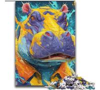 Puzzles pour Adultes et Adolescents 2000 pièces Hippo, Jeu Stimulant et Jeu Familial idéal comme Cadeau pour Toute la Famille 70x100cm