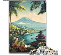 Puzzles pour Adultes et Adolescents, Affiche de Voyage à Bali en Indonésie, Anti-Stress, défi Difficile, Cadeaux du Père Noël Secret pour Les 14 Ans et Plus, 70x100cm