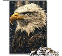 Puzzles pour Adultes et Adolescents Aigle mystérieux, adapté aux Personnes de 14 Ans et Plus Jeux éducatifs Cadeaux du Père Noël Secret (Taille 26x38cm)