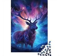 Puzzles pour Adultes et Adolescents, Animaux fantastiques, Cerfs, 1 000 pièces, Puzzles en Bois pour Adultes, Jeux de Puzzle Amusants en Famille, 1 000 pièces (75 x 50 cm)
