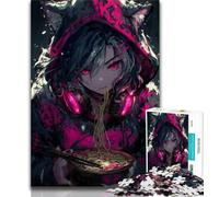 Puzzles pour Adultes et Adolescents Anime Catwoman, Jeux éducatifs, décoration de la Maison, Jeu éducatif pour Anniversaire, Noël 38x52cm