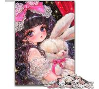Puzzles pour Adultes et Adolescents Anime Girl, Jeu Familial Anti-Stress, défi Difficile, Une œuvre d'art pour Les 14 Ans et Plus (Taille 50x75cm)