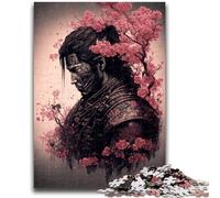 Puzzles pour Adultes et Adolescents Art Japonais Ninja Adolescent Jigsaw, Anti-Stress Difficile défi décoration d'intérieur Unique et Cadeaux 38x26cm