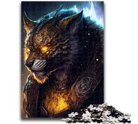 Puzzles pour Adultes et Adolescents Astral Sorcerer Tigers Difficile à compléter mais Amusant et Humoristique Anniversaire Unique et Cadeaux 50x75cm