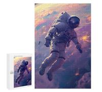 Puzzles pour Adultes Et Adolescents Astronaut Lost in Space Puzzle, Jouet, Décoration Murale, Art Mural, Cadeaux d'anniversaire Et Cadeaux Uniques 1000 PCS