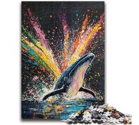 Puzzles pour Adultes et Adolescents Baleine Graffiti pour Jeu éducatif Défi Jouet Collection Artistes, Beaux-Arts 26x38cm