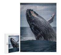 Puzzles pour Adultes Et Adolescents Beautiful Whale Puzzles pour Adolescents, Jeu Familial, Vacances À La Maison, Passe-Temps, Interaction Parent-Enfant 500 PCS