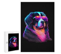 Puzzles pour Adultes Et Adolescents Bernese Mountain Dog Puzzle, Jouet, Décoration Murale, Art Mural, Cadeaux d'anniversaire Et Cadeaux Uniques 1000 PCS
