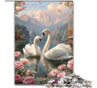 Puzzles pour Adultes et Adolescents Black Swan, Jeu Familial Anti-Stress, défi Difficile, Une œuvre d'art pour Les 14 Ans et Plus (Taille 26x38cm)