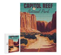 Puzzles pour Adultes Et Adolescents Capitol Reef National Park Puzzles pour Adolescents, Jeu Familial, Vacances À La Maison, Passe-Temps, Interaction Parent-Enfant 500 PCS