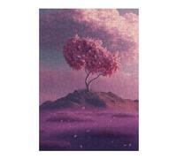 Puzzles pour Adultes Et Adolescents Cherry Blossom Solitude Puzzles pour Adultes - Décoration Murale - Modèle À Assembler - Difficulté Et Défi