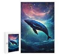 Puzzles pour Adultes Et Adolescents Cosmic Starry Whale Puzzles pour Adultes, Jeu Familial Difficile, Défi Idéal comme Cadeau 1000 PCS