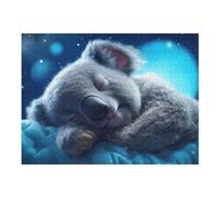 Puzzles pour Adultes Et Adolescents Cute Sleeping Koala Puzzles Anti-Stress, À La Fois Amusants, Humoristiques Et Stimulants 1000pcs(52x38cm)