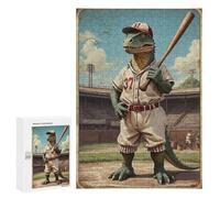 Puzzles pour Adultes Et Adolescents Dino Baseball Classic 37 Puzzles pour Adolescents, Jeu Familial, Vacances À La Maison, Passe-Temps, Interaction Parent-Enfant 300 PCS