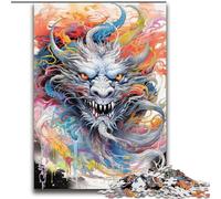 Puzzles pour Adultes et Adolescents Dragon Volant Fantastique Difficile à compléter mais Amusant et Humoristique Anniversaire Unique et Cadeaux 70x100cm