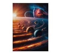 Puzzles pour Adultes Et Adolescents Galactic Dance of Orbits Puzzles pour Adultes - Décoration Murale - Modèle À Assembler - Difficulté Et Défi