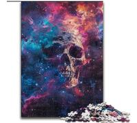 Puzzles pour Adultes et Adolescents Galaxy Skull, Jeu Familial Anti-Stress, défi Difficile, renforce l'amour Entre Couples (Taille 50x75cm)