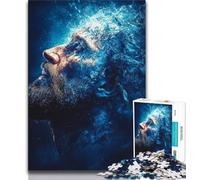 Puzzles pour Adultes et Adolescents Golden Fantasy Jesus, Jeux éducatifs, décoration d'intérieur, Jeu éducatif pour Anniversaire, Noël (38x26cm)
