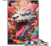 Puzzles pour Adultes et Adolescents Graffiti coloré Dragon Volant Jeux éducatifs Décoration d'intérieur Collection d'artistes, Beaux-Arts 70x100cm