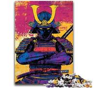 Puzzles pour Adultes et Adolescents Guerrier Ninja Japonais Jeu Stimulant Jouets à Offrir en Cadeau pour Toute la Famille à partir de 14 Ans 50x75cm