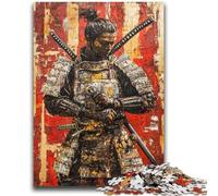 Puzzles pour Adultes et Adolescents Guerrier Ninja Japonais Jeu Stimulant Jouets à Offrir en Cadeau pour Toute la Famille à partir de 14 Ans 26x38cm