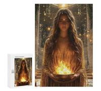 Puzzles pour Adultes Et Adolescents Hestia, Goddess of The Hearth - Keeper of The Sacred Flame Puzzles pour Adolescents, Jeu Familial, Vacances À La Maison, Passe-Temps, Interaction Parent-Enfant 300