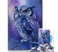 Puzzles pour Adultes et Adolescents, Hibou Animal, Jeu Stimulant, idéal comme Cadeau pour Toute la Famille (Taille 38x26cm)