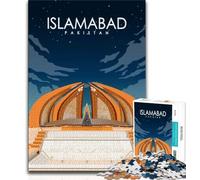 Puzzles pour Adultes et Adolescents, Islamabad, Pakistan, Jouets éducatifs, Anti-Stress, adaptés à la décoration de Bureau, 50x75cm