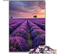 Puzzles pour Adultes et Adolescents Jardin de Lavande, adaptés aux Personnes de 14 Ans et Plus Jeux éducatifs Cadeaux Secret Santa (Taille 26x38cm)