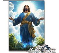 Puzzles pour Adultes et Adolescents Jésus, Jeu Familial Anti-Stress, défi Difficile, Une œuvre d'art pour Les 14 Ans et Plus (Taille 50x75cm)