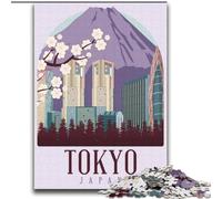Puzzles pour Adultes et Adolescents, Jeux de Tokyo, Jeux Amusants en Famille, Cadeaux pour Amis et Famille, à partir de 14 Ans (38x52cm), 1000 pièces