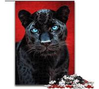 Puzzles pour Adultes et Adolescents Léopard Noir, Jouets éducatifs et éducatifs, Jeux familiaux, Anniversaires et Cadeaux Uniques 26x38cm