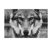 Puzzles pour Adultes Et Adolescents Lone Wolf Puzzles pour Adultes, Jouets À Monter Soi-même, Modèles À Assembler, Cadeaux d'anniversaire Et Cadeaux Uniques 1000pcs(75x50cm)