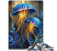 Puzzles pour Adultes et Adolescents Méduses mystérieuses pour Jeu éducatif Défi Jouet Collection Artistes, Beaux-Arts 26x38cm