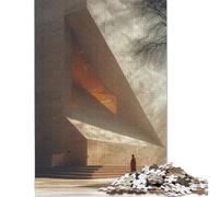 Puzzles pour Adultes et Adolescents - Minimalisme en Architecture - Puzzle de 500 pièces en Bois pour la Famille - Décoration - 500 pièces (52 x 38 cm)