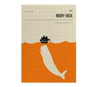 Puzzles pour Adultes Et Adolescents MobyDick Herman Melville Puzzles À Monter Soi-même, Jouets, Décoration Idéale, Interaction Parent-Enfant 38x26cm/1000pcs