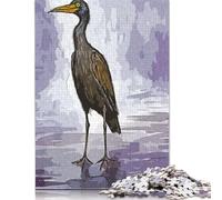 Puzzles pour Adultes et Adolescents, Motif Oiseaux Noirs Vintage, 500 pièces, en Bois, Cadeaux pour Adultes, décoration familiale, 500 pièces (52 x 38 cm)