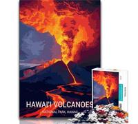Puzzles pour Adultes et Adolescents, Parc National des volcans d'Hawaï, Jeu éducatif Familial, décoration Murale, Cadeaux d'anniversaire et de Noël Uniques (75x50cm)