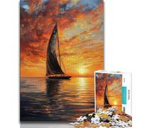Puzzles pour Adultes et Adolescents Paysage Urbain de Dubaï, 1 000 pièces, Jeu éducatif Familial, idéal pour la décoration de Bureau (Taille 38x26cm)