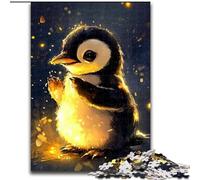 Puzzles pour Adultes et Adolescents Pingouin étoilé, Jouet éducatif et décompressant, Cadeau d'anniversaire, décoration Murale (Taille 26x38cm)