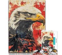 Puzzles pour Adultes et Adolescents, Puzzle Aigle mystérieux, pour Jeu éducatif, défi, Cadeau d'anniversaire, décoration Murale 70x100cm