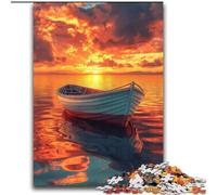Puzzles pour Adultes et Adolescents Puzzle Bateau sur la mer Jeu de Quiz Idéal comme Cadeau pour Toute la Famille 70x100cm