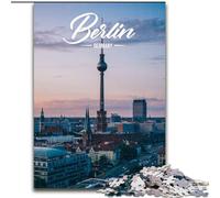 Puzzles pour Adultes et Adolescents, Puzzle Berlin, Anti-Stress, défi Difficile, Cadeaux du Père Noël Secret pour Les 14 Ans et Plus, 26x38cm