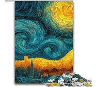Puzzles pour Adultes et Adolescents, Puzzle Ciel étoilé, Jouets de Divertissement Familial avec Affiche et fiche de Questions Assorties 70x100cm