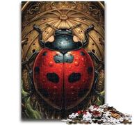 Puzzles pour Adultes et Adolescents, Puzzle Coccinelle à Sept Points, pour Les Plus de 14 Ans, Jeu éducatif, défi, Jouet, Cadeau d'anniversaire, 26x38cm